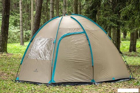 Кемпинговая палатка Coyote CL-B15 и два спальных мешка Sundays ZC-SB001 (синий)