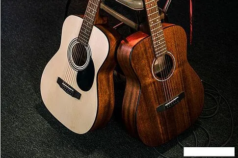 Электроакустическая гитара Cort AF510E BK