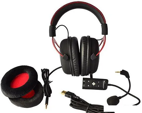 Наушники с микрофоном HyperX Cloud II (красный)