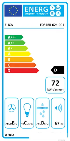 Кухонная вытяжка Elica Tonda WH F/60 2939587C