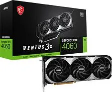 Видеокарта MSI GeForce RTX 4060 Ventus 3X 8G OC Видеокарта MSI GeForce RTX 4060 Ventus 3X 8G OC