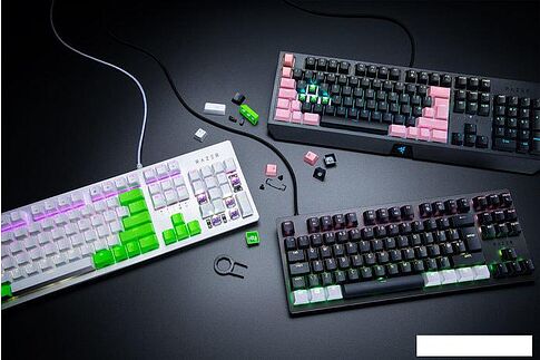 Набор кейкапов Razer PBT Keycap Upgrade Set (quartz pink)