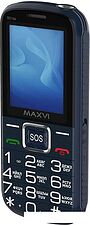 Кнопочный телефон Maxvi B21ds (синий)