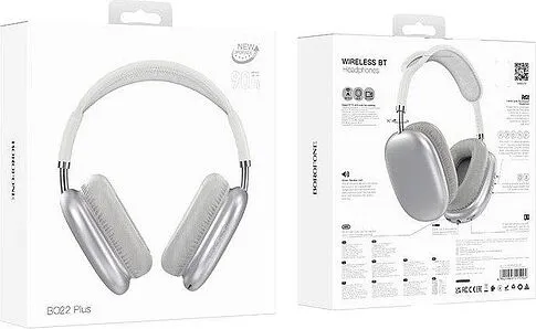 Наушники Borofone BO22 Plus (серебристый)