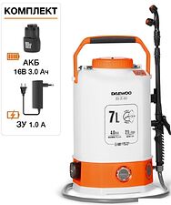 Аккумуляторный опрыскиватель Daewoo Power DSA 7Li MIX (с 1-им АКБ) Аккумуляторный опрыскиватель Daewoo Power DSA 7Li MIX (с 1-им АКБ)