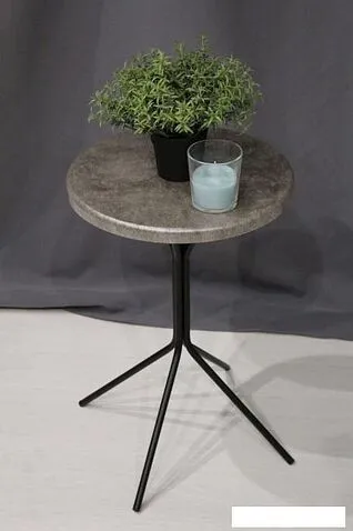 Журнальный столик Sheffilton SHT-CT12-1 (черный муар/лофт медь)