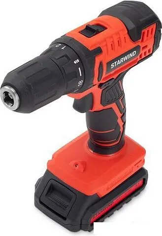 Дрель-шуруповерт StarWind DS-13-18B-2 KWCD1918 (с 2-мя АКБ, кейс)