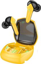 Наушники Hoco EW28 (черный/желтый)