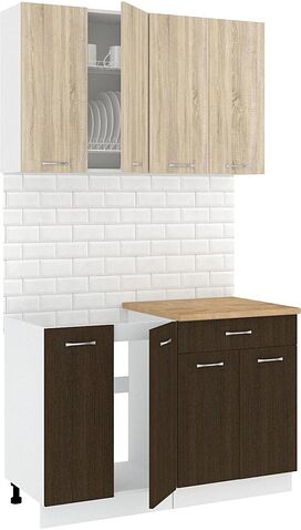 Готовая кухня Кортекс-мебель Корнелия Лира-лайт км.02460 1.2 м (дуб сонома/венге/дуб бунратти) Готовая кухня Кортекс-мебель Корнелия Лира-лайт км.02460 1.2 м (дуб сонома/венге/дуб бунратти)