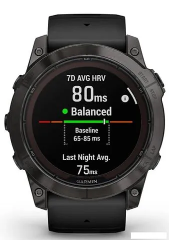 Умные часы Garmin Fenix 7X Pro Sapphire Solar (карбоново-серый титан/черный)