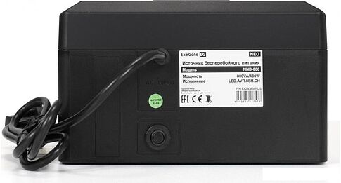 Источник бесперебойного питания ExeGate Neo NNB-800.LED.AVR.8SH.CH EX293854RUS