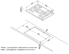 Варочная панель Korting HGG 7835 CTN