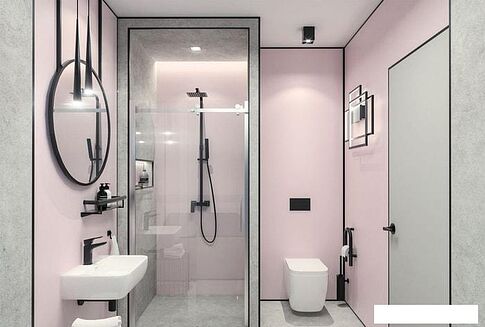 Душевая система Deante Hiacynt Nero NAC N1QM