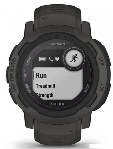 Умные часы Garmin Instinct 2 Solar (черный)