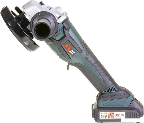 Угловая шлифмашина KLPRO KLAT18B-20 (с 2-мя АКБ, сумка)