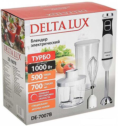 Погружной блендер Delta LUX DE-7007B