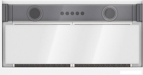 Кухонная вытяжка Elikor Sense Glass 60П-1000 229362 (белый/белое стекло)