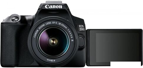 Зеркальный фотоаппарат Canon EOS 250D Kit 18-55 f/3.5-5.6 III (черный)