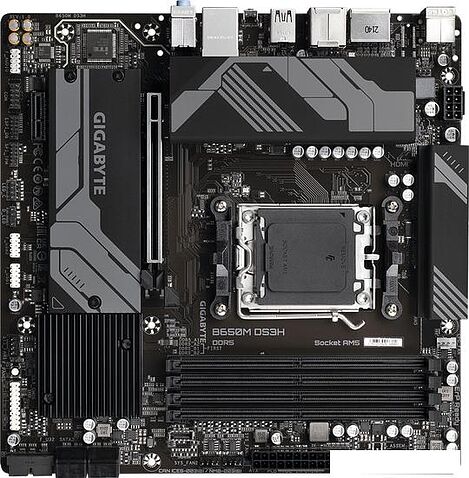 Материнская плата Gigabyte B650M DS3H (rev. 1.0)