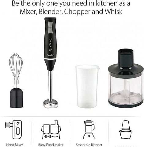 Погружной блендер Sonifer SF-8025 (черный)