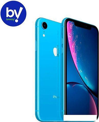 Смартфон Apple iPhone XR 64GB Воcстановленный by Breezy, грейд B (синий)