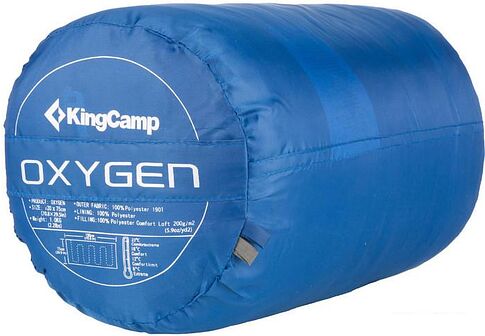 Спальный мешок KingCamp Oxygen KS3122 (зеленый, правая молния)
