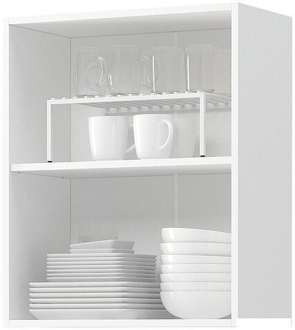 Шкаф навесной Mio Tesoro Модена ШВ 600 (белый/дуб ваниль)