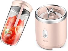 Портативный блендер Deerma DEM-NU05 Pink