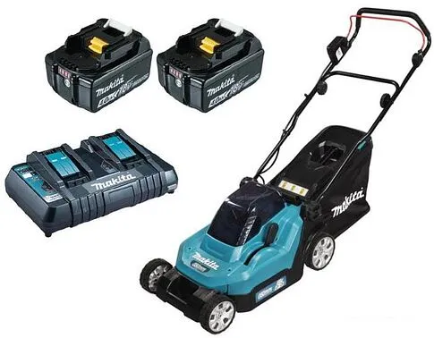 Колёсная газонокосилка Makita DLM382PM2 (с 2-мя АКБ)