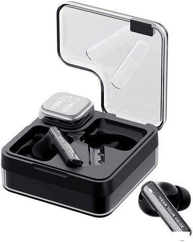 Наушники QCY MeloBuds Neo (черный) + брендированный брелок QCY