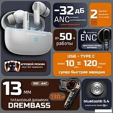 Наушники Venso VT-709 ANC (серый)