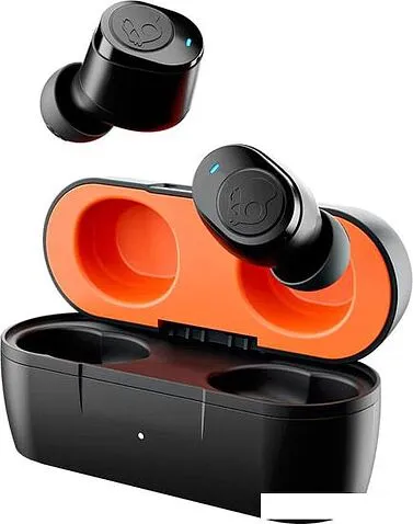 Наушники Skullcandy Jib True (черный/оранжевый)