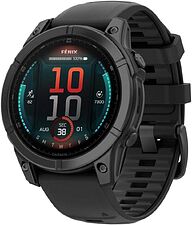 Умные часы Garmin Fenix 8 E 47мм (серая сталь, черный силиконовый ремешок) Умные часы Garmin Fenix 8 E 47мм (серая сталь, черный силиконовый ремешок)