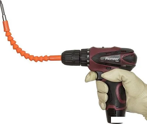Дрель-шуруповерт Pioneer CD-M1202C (с 2-мя АКБ, кейс, оснастка)