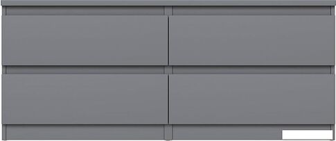 Тумба Mio Tesoro Кастор 4 ящика 2.03.03.100.4 (серый)