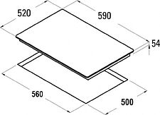 Варочная панель Schtoff I6S07B Cold White