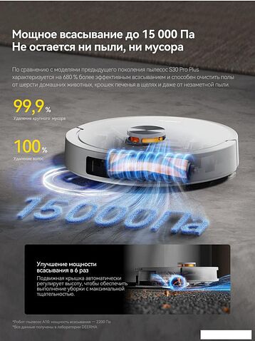 Робот-пылесос Deerma DEM-S30 Pro Plus