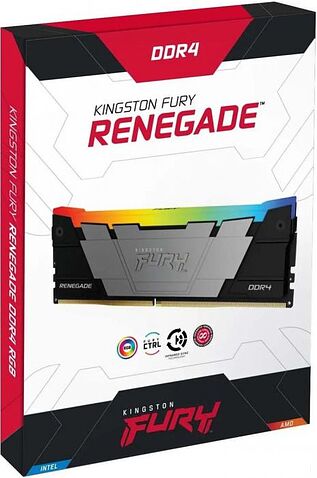 Оперативная память Kingston FURY Renegade RGB 4x32ГБ DDR4 3200 МГц KF432C16RB2AK4/128
