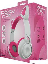 Наушники QUMO Party Cat (белый/розовый)