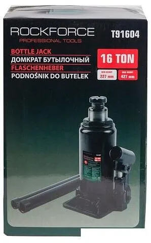 Бутылочный домкрат RockForce RF-T91604(Euro) 16т