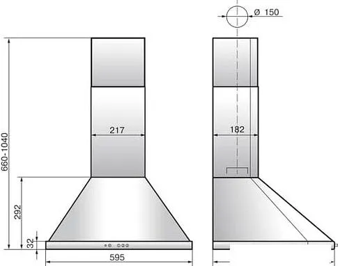 Кухонная вытяжка Elikor Сигма 60Н-650-К3Д (нержавеющая сталь)