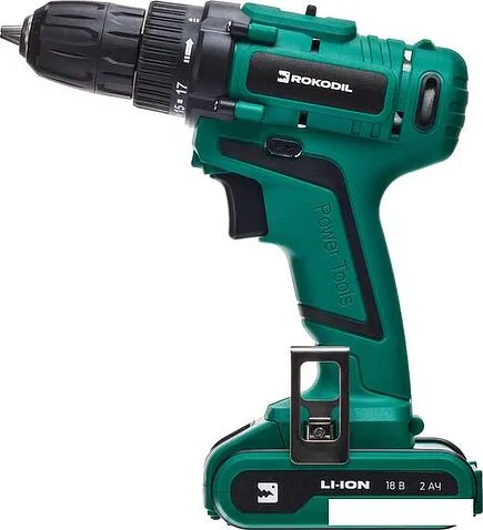 Дрель-шуруповерт Rokodil Rokodil Twist 2 Pro (с 2-мя АКБ, кейс, оснастка)