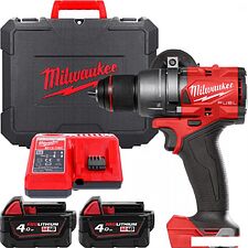 Ударная дрель-шуруповерт Milwaukee M18 FUEL M18FPD3-402C 4933492473 (с 2-мя АКБ 4 Ач, кейс) Ударная дрель-шуруповерт Milwaukee M18 FUEL M18FPD3-402C 4933492473 (с 2-мя АКБ 4 Ач, кейс)