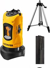 Лазерный нивелир Stayer Professional Lasermax SLL-1 34960-1 (со штативом, сумка) Лазерный нивелир Stayer Professional Lasermax SLL-1 34960-1 (со штативом, сумка)