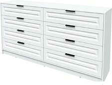 Комод Интерлиния Концепт КТ-К197 Деко (белый платинум/белый)