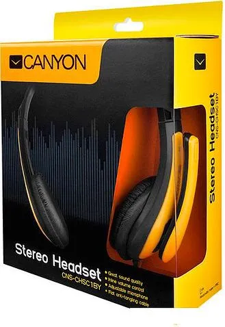 Наушники с микрофоном Canyon CNS-CHSC1BY