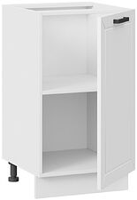 Шкаф напольный Трия Лорас 1Н45 (белый/холст белый) Шкаф напольный Трия Лорас 1Н45 (белый/холст белый)