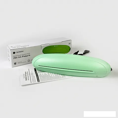 Ламинатор Гелеос ЛМ A4 Радуга (салатовый)