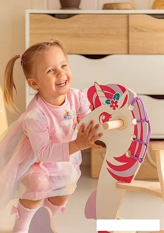 Качалка Woody Единорог тип B1 07333