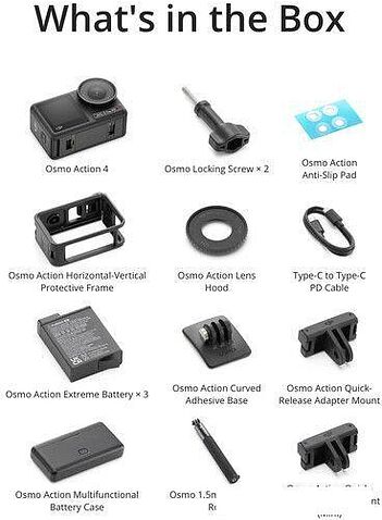 Экшен-камера DJI Osmo Action 4 Adventure Combo